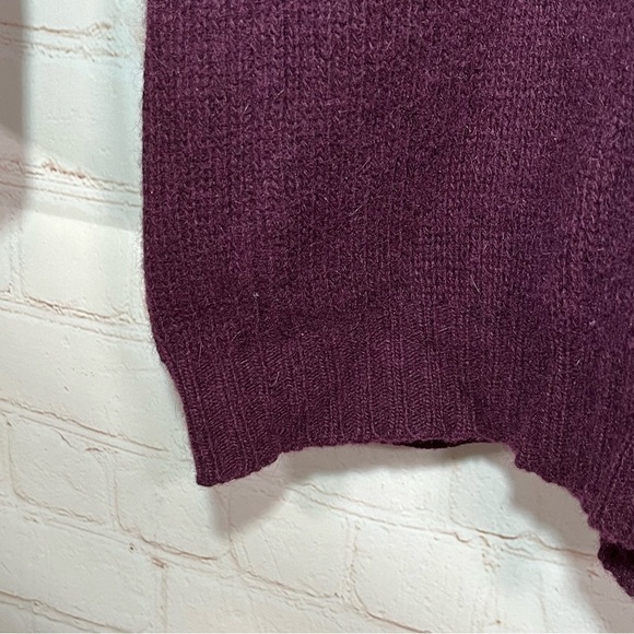 Vintage Rafaella Cardigan Sweater Womens Medium Angora Lambswool Dolman Pockets - Picture 7 of 10